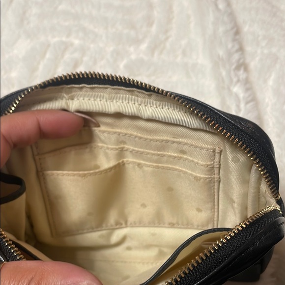 Kate Spade Black Quilted wallet clutch with Chain Strap - Picture 4 of 4